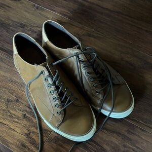 Coach Tan Leather Sneakers